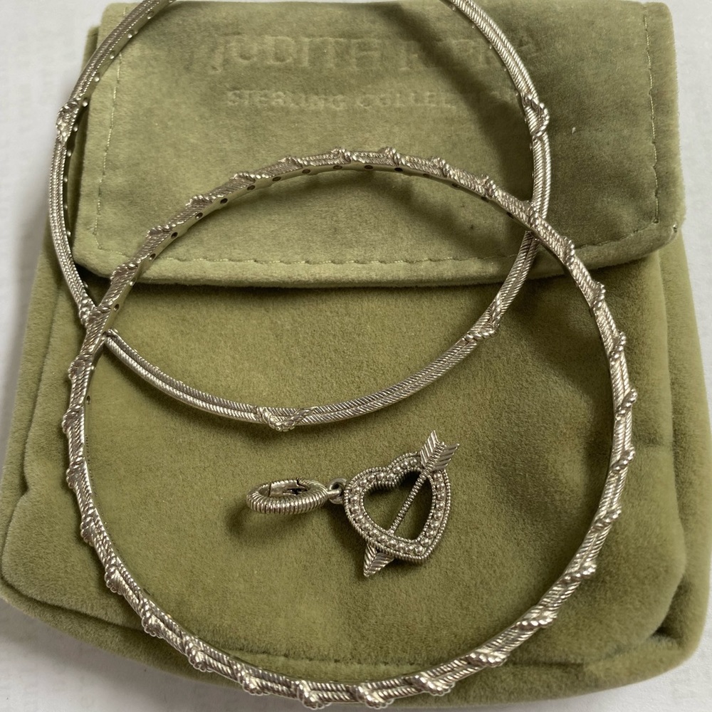 Judith Ripka 925 sterling silver bangle bracelets